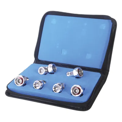 Kit completo de 6 adaptadores de bajo PIM, (MINI) DIN 4.1-9.5 a N.