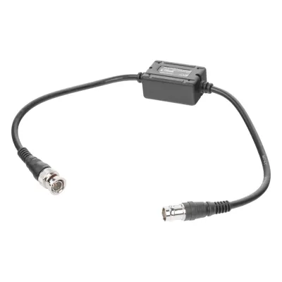 AISLADOR DE TIERRA por BNC / ELIMINE eficazmente los problemas en el video como el RUIDO, DIAFONIA, INDUCCIÓN e INTERFERENCIAS causadas por los lazos de tierra. Compatible con cámaras HD-TVI/CVI/AHD/CVBS de hasta 2 MP.
