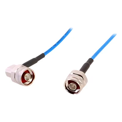 Jumper de Cable Flex TFT-402-LF (1/8 Diam.) de 1 Metro (3.28 Pies), con Conectores N Macho a N Macho en A/R, 0-3 GHz.