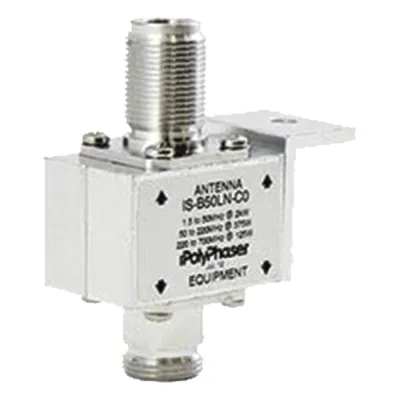 Protector Coaxial RF / 125-1000 MHz / 50 Ω / Conectores N Hembra / Bloqueo DC