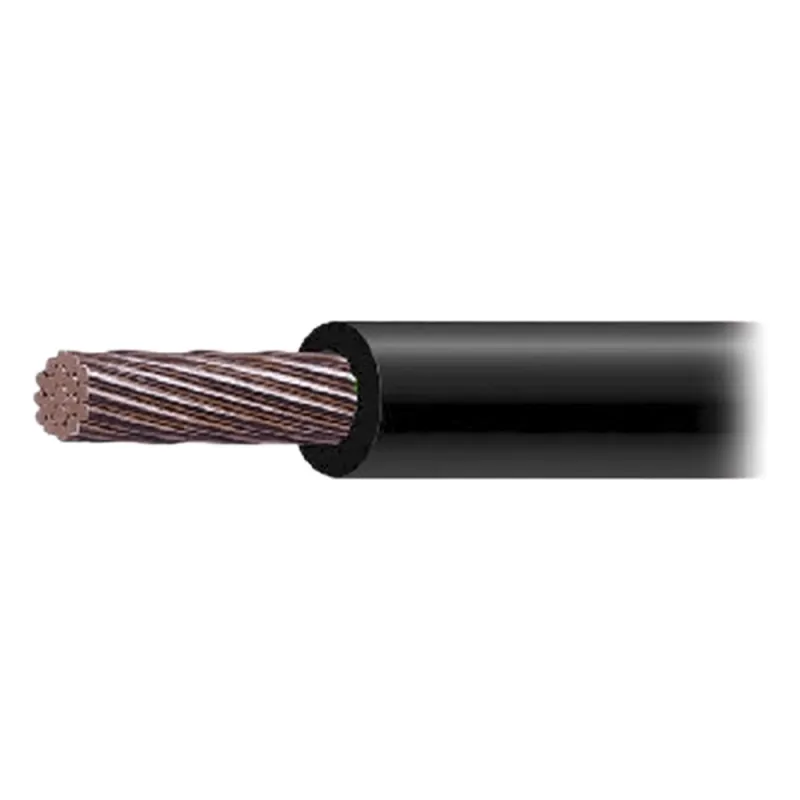 Cable THW-LS / Calibre 2/0 AWG / 19 Hilos / Color Negro / Bobina 100 m (328 ft)