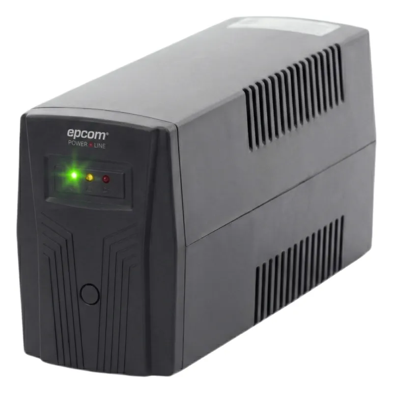 UPS de 850VA/510W / Protección contra Descarga, Sobretensión y Picos Transitorios / Entrada y Salida 120 Vca / Regulador de Voltaje AVR 80-150 Vca / Clavija NEMA 5-15P / 4 Tomas NEMA 5-15R /Sin RJ11 ni RJ45