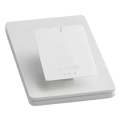 Pedestal de mesa para un control Pico, base antideslizante con peso, color blanco, para sistemas de iluminación y persianas Lutron
