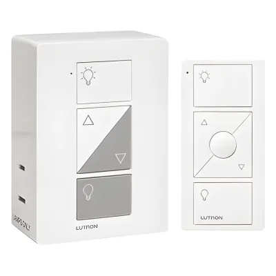 Kit de atenuador inteligente de clavija para lámparas con control remoto Pico, 100 W LED/CFL o 300 W incandescente/halógeno, 120 V, Caseta Wireless