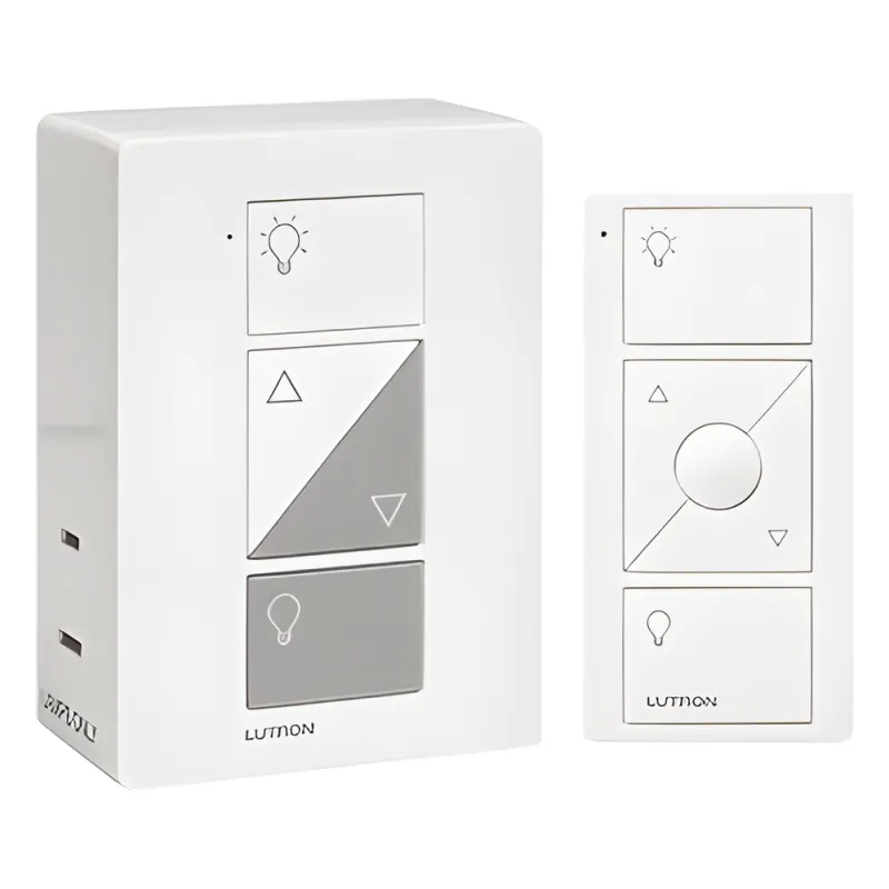 Kit de atenuador inteligente de clavija para lámparas con control remoto Pico, 100 W LED/CFL o 300 W incandescente/halógeno, 120 V, Caseta Wireless