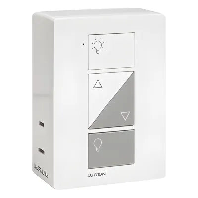 Atenuador inteligente de clavija para lámparas de mesa y pie, doble receptáculo, 100 W LED/CFL o 300 W incandescente/halógeno, 120 V, Caseta Wireless