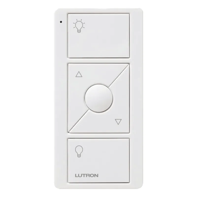 Control remoto inalámbrico Pico de 3 botones con subir/bajar y botón de favorito para iluminación y persianas, compatible con Caseta Wireless, RadioRA 2, HomeWorks QS y Vive