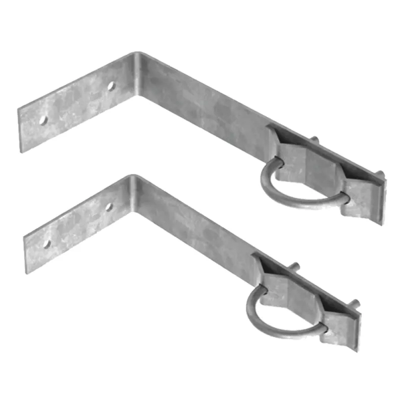 Juego de 2 Herrajes de Pared para Sujeción de Mástil (1-1/4" a 2")