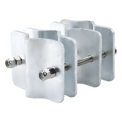 Herraje Adaptador de Mástil para Diámetros desde 3/4" hasta 2-1/4". Galv. en Caliente.
