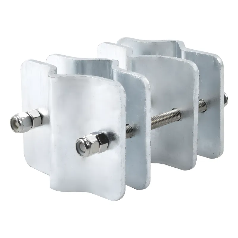 Herraje Adaptador de Mástil para Diámetros desde 3/4" hasta 2-1/4". Galv. en Caliente.