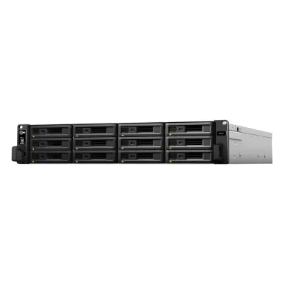 Unidad de Expansión Synology RX1217/RX1217RP | 12 Bahías de Disco | Compatible con SATA 3.5” y 2.5” | Expansión de Volumen en Línea | Fuentes de Alimentación Redundantes (RX1217RP) | Administración con