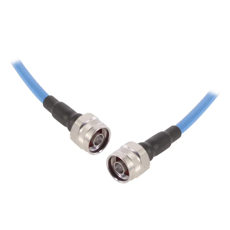 Cable Flex SSP-250-LLPL (1/4 Diam.) de 1 Metro (3.28 Pies), Bajo PIM (?-155 dBc), Conectores N Macho a N Macho, 0-6 GHz.