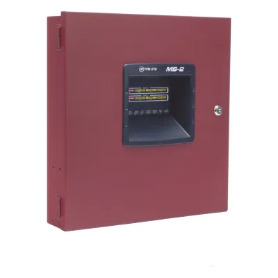 Panel de control de alarma contra incendio convencional de 2 zonas, compatible con detectores serie i3