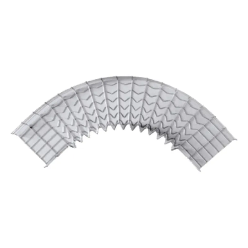 Curva Pre-Fabricada Horizontal de 90° con medidas de 54 mm de Peralte y 150 mm Ancho (54/150 mm)