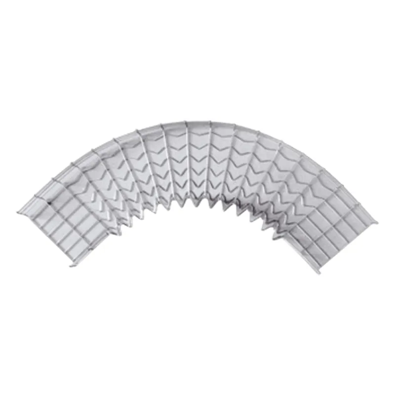 Curva Pre-Fabricada Horizontal de 90° con medidas de 54 mm de Peralte y 200 mm Ancho (54/200 mm)