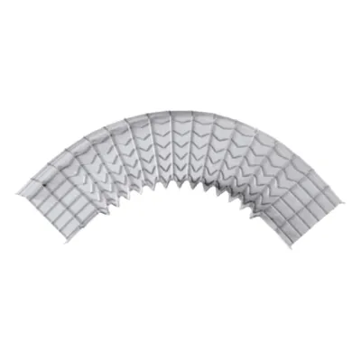 Curva Pre-Fabricada Horizontal de 90° con medidas de 54 mm de Peralte y 300 mm Ancho (54/300 mm)