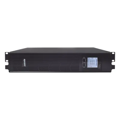 UPS de 1000VA/900W / Topología On-Line Doble Conversión / Entrada y Salida de 120 Vca / Clavija de Entrada NEMA 5-15P / Pantalla LCD Configurable /Formato Rack/Torre