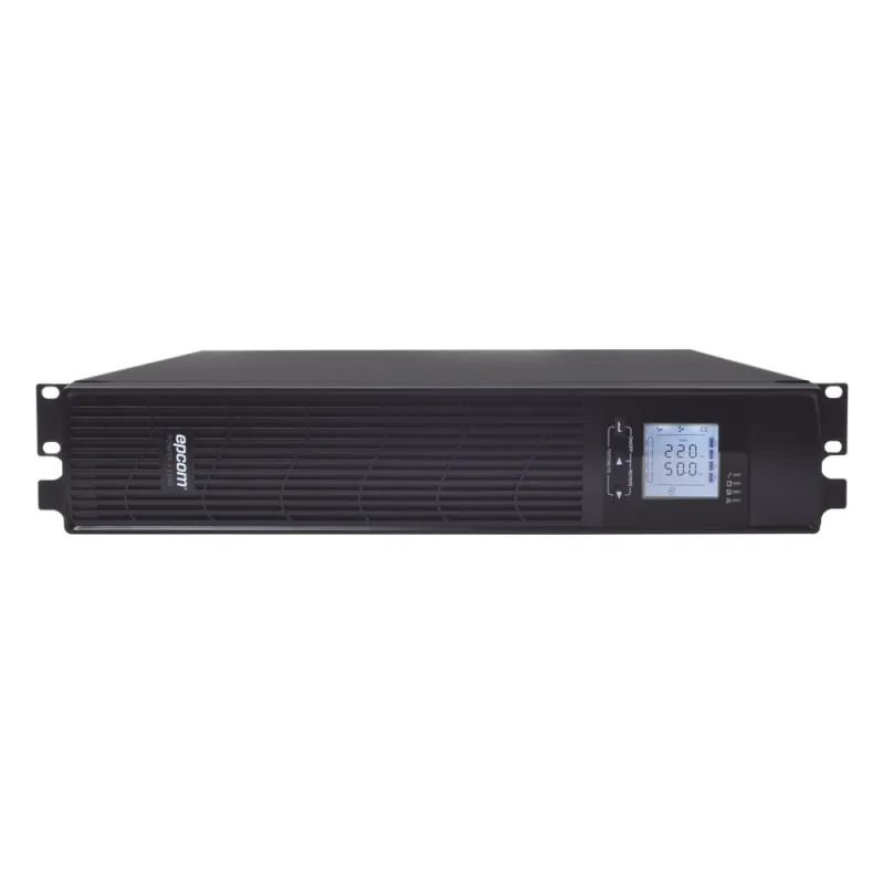 UPS de 1000VA/900W / Topología On-Line Doble Conversión / Entrada y Salida de 120 Vca / Clavija de Entrada NEMA 5-15P / Pantalla LCD Configurable /Formato Rack/Torre