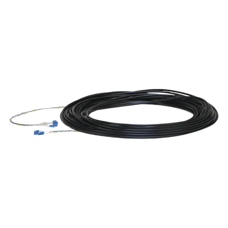 Fibercable de 60 Metros (200 Pies) Monomodo (SM) con Conectores LC, Ideal para Equipos Edgerouter, Edgeswitch y Edgepoint