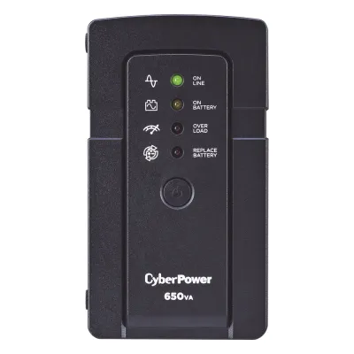UPS de 650 VA/400 W, Topología Standby, Compacto, Entrada 120 Vca NEMA 5-15P, Con 3 Tomas Respaldo/Protección y 3 Tomas Solo Protección NEMA 5-15R