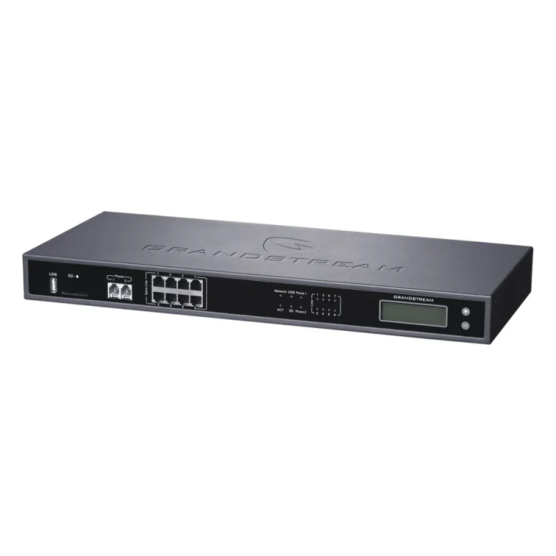 IP-PBX GS C/8 FXO, 100 Llamadas simultaneas y hasta 800 extensiones (registros SIP)