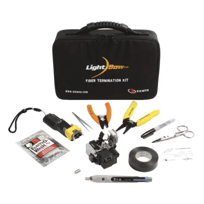 Kit de Herramienta LightBow para Terminación de Conectores de Fibra Óptica Pre-Pulidos LC/SC, Monomodo o Multimodo