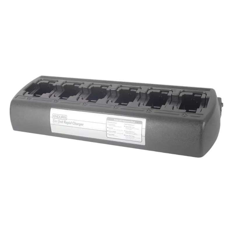 Multicargador rápido (6 Cavidades) de escritorio para radio Motorola EP350 para batería PMNN4080R