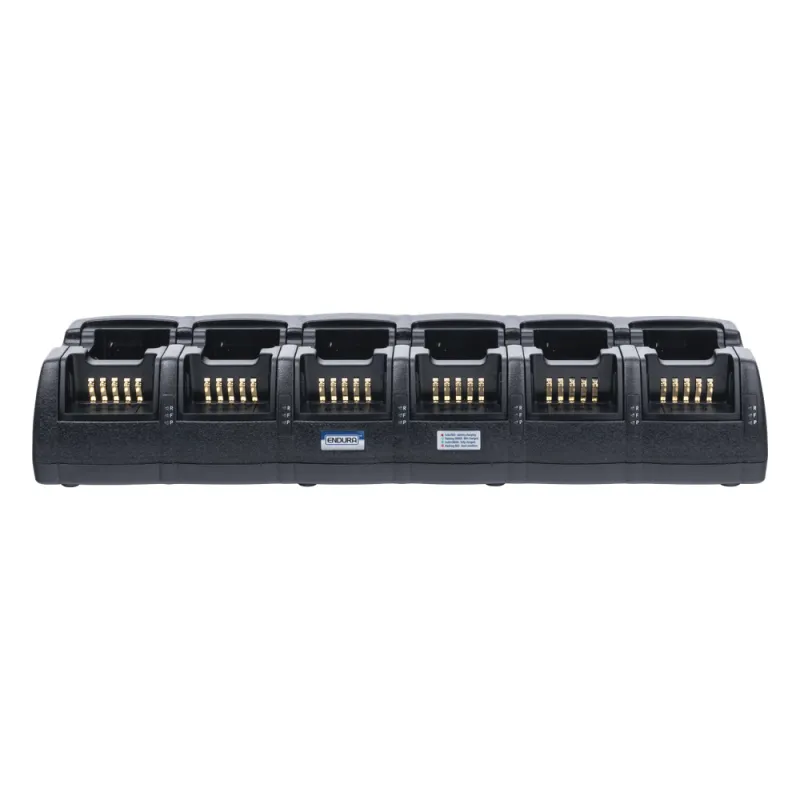 Multicargador rápido Endura de 12 cavidades para baterias JMNN4024/HNN9008/9013, para radios Motorola PRO5150ELITE/ PRO5150/5550/5350/7150/7350/9150/HT750/1250/GP324/328/340/MTX950