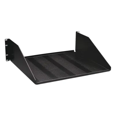 Charola para soportar equipo en Rack de 19in, ventilada, 3UR, Color Negro