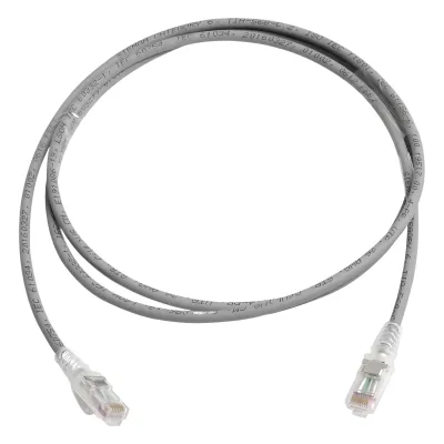 Patch Cord MC6 Modular Cat6 UTP, CM/LS0H, 1.52 Metros (5 Pies), Color Gris