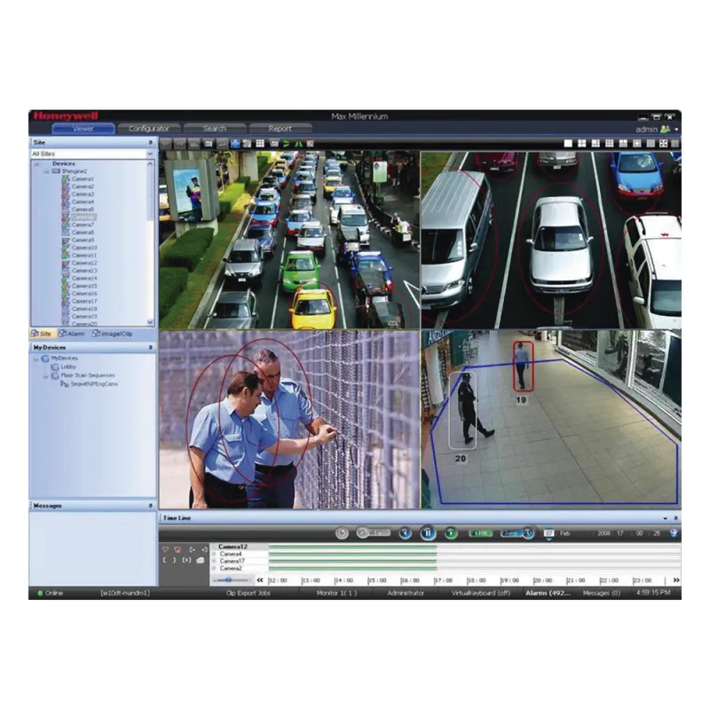 Licencia de cliente de visualización MAXPRO View para el sistema de gestión de video MAXPRO VMS