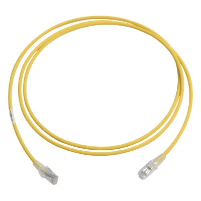 Patch Cord MC6 Modular Cat6 UTP, CM/LS0H, 2.13 Metros (7 Pies), Color Amarillo
