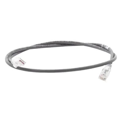 Patch Cord MC6 Modular Cat6 UTP, CM/LSOH1, 0.91 Metros (3 Pies), Color Gris