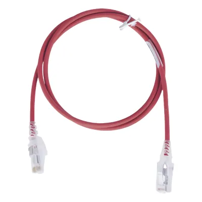 Patch Cord RJ45 6 UTP T568A/B CM/LSOH1 Rojo 2.13 Metros (7 Pies) 28AWG