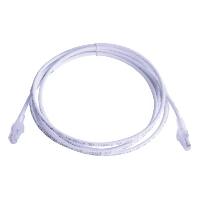 Patch Cord MC6 Modular Cat6 UTP, CM/LS0H, 4.57 Metros (15 Pies), Color Blanco
