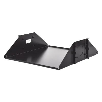 Charola Doble Para Soportar Equipo en Racks de 432 mm de Profundidad, de 19in, 3UR, Color Negro