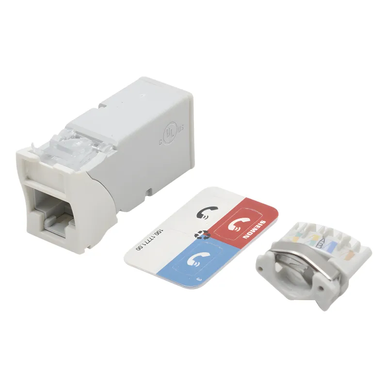 Jack Z-Max Cat6A, UTP, Montaje Híbrido en Placa de Pared (Plano y Angulado), Color Blanco, Versión Bulk (Sin Empaque Individual)