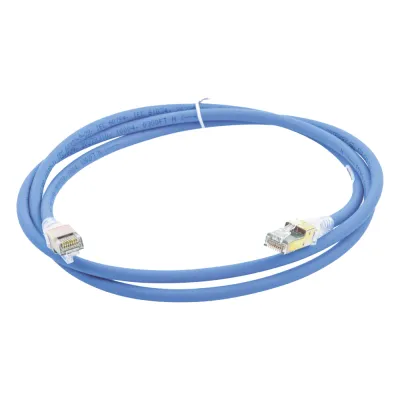 Patch Cord Z-MAX Cat6A UTP, CM, 1.52 Metros (5 Pies), Color Azul, Versión Bulk (Sin Empaque Individual)