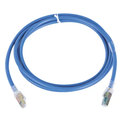 Patch Cord Z-MAX Cat6A UTP, CM, 2.13 Metros (7 Pies), Color Azul, Versión Bulk (Sin Empaque Individual)
