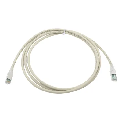 Patch Cord Z-MAX Cat6A S/FTP, CM/LS0H, 2.13 Metros (7 Pies), Color Gris, Versión Bulk (Sin Empaque Individual)