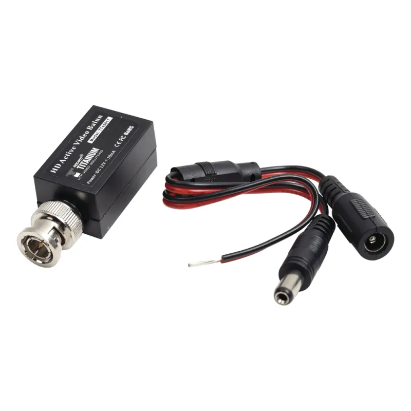 (TRANSCEPTOR) TRANSMISOR DE VIDEO ACTIVO DE LARGO ALCANCE / 400 Metros con RECEPTOR ACTIVO TT4501R / Resolución 2 MP / Compatible con cámaras HD-TVI/CVI/AHD/CVBS / Protección Interconstruida contra sobretensión.