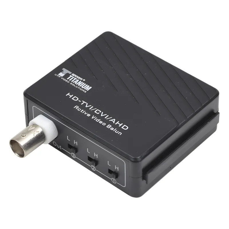 (TRANSCEPTOR) RECEPTOR DE VIDEO ACTIVO DE LARGO ALCANCE / 400 Metros con RECEPTOR ACTIVO TT4501T / Resolución 2 MP / Compatible con cámaras HD-TVI/CVI/AHD/CVBS / Protección Interconstruida contra sobretensión.