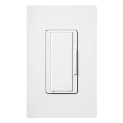Interruptor remoto Maestro para encendido y apagado multi-ubicación de un interruptor principal RadioRA 2, 120 V, cableado convencional de 3 y 4 vías, color blanco