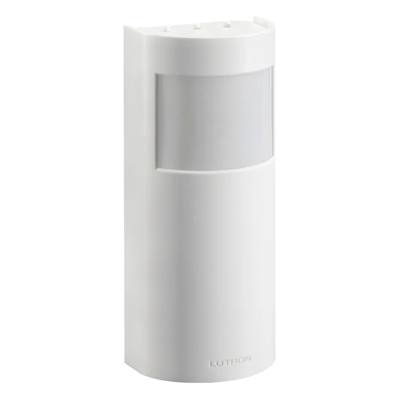 Sensor de ocupación y vacancia inalámbrico de pared, PIR 180°, cobertura hasta 278.7 m² y alcance de 18.3 m, a batería, compatible con RadioRA 2, RA2 Select, RadioRA 3 y Vive
