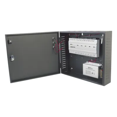 Controlador de Acceso 4 Puertas / 20,000 Huellas 30,000 Tarjetas / ADMS PUSH / TCP/IP / Gabinete y Fuente 12V 5A