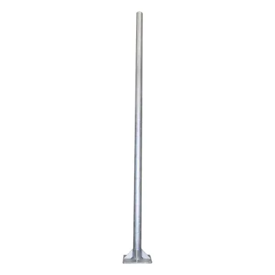 Poste de Acero Galvanizado para Videovigilancia, 3 m de altura.