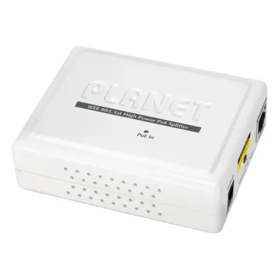 Divisor de Voltaje PoE 802.3at a 12/24 Vcc, Puerto Gigabit 10/100/1000 Mbps