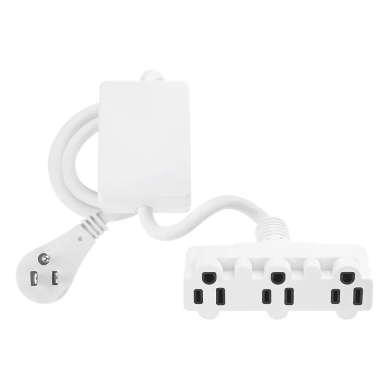 Módulo enchufable de encendido y apagado Maestro Wireless para cargas de uso general, 15 A a 120 V, 3 receptáculos, control con Pico y sensores Radio Powr Savr