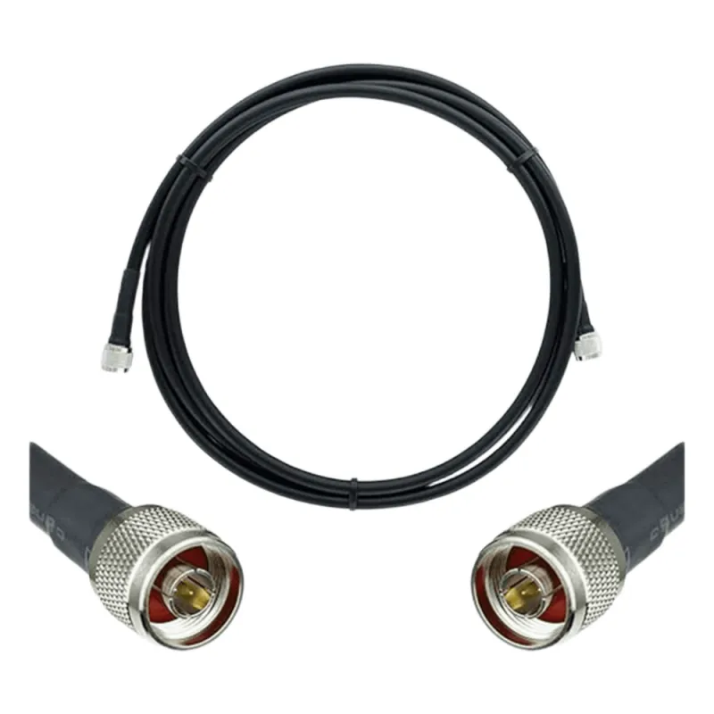 Jumper Coaxial con Cable Wilson-400 / Conector N Macho en los Extremos / 6.1 Metros (20.01 Pies) de Longitud.