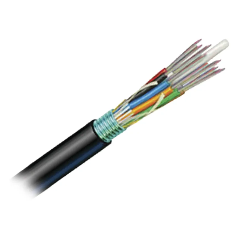 Cable de Fibra Óptica 6 Hilos, OSP (Planta Externa), Armada, Gel, HDPE (Polietileno de Alta Densidad), Multimodo OM3 50/125 Optimizada, 1 Metro (3.28 Pies)